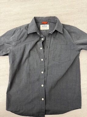 urban pipeline boys Dark Gray Short-Sleeve Button-Down Shirt